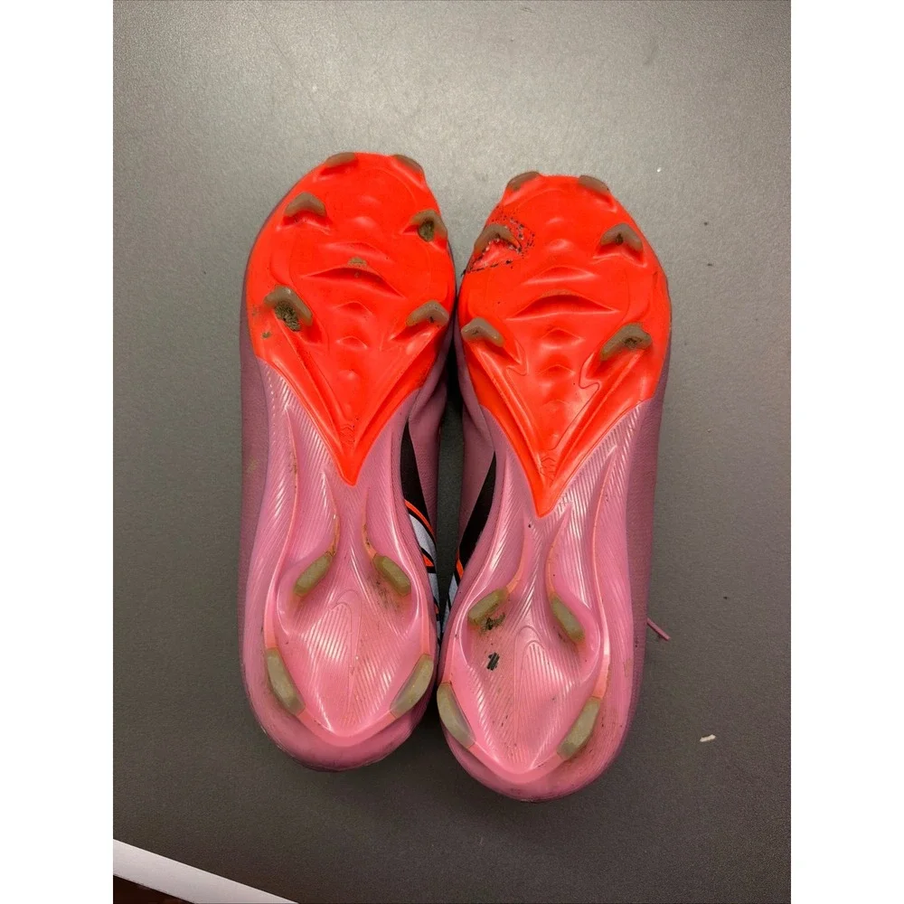 Nike Mercurial Superfly 9 Elite FG Soccer Cleats Pink Orange Flyknit Men's 9.5